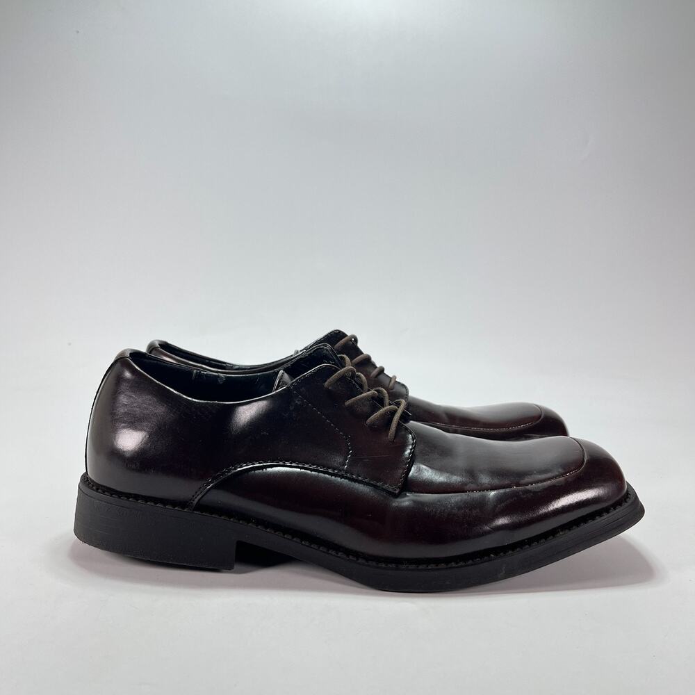 Kenneth Cole Reaction Sim-plicity LE Dark Brown Derby Dress Shoes Men's Size 11M